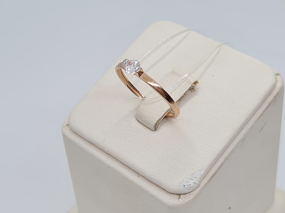 КОЛЬЦО С КАМНЕМ (Au 585)