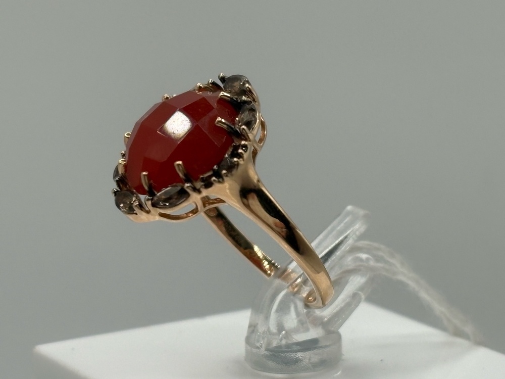 КОЛКМИ585 КОЛЬЦО С КАМНЯМИ (Au 585)