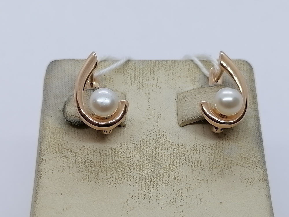 СЕРЬГИ С КАМНЕМ (Au 585)