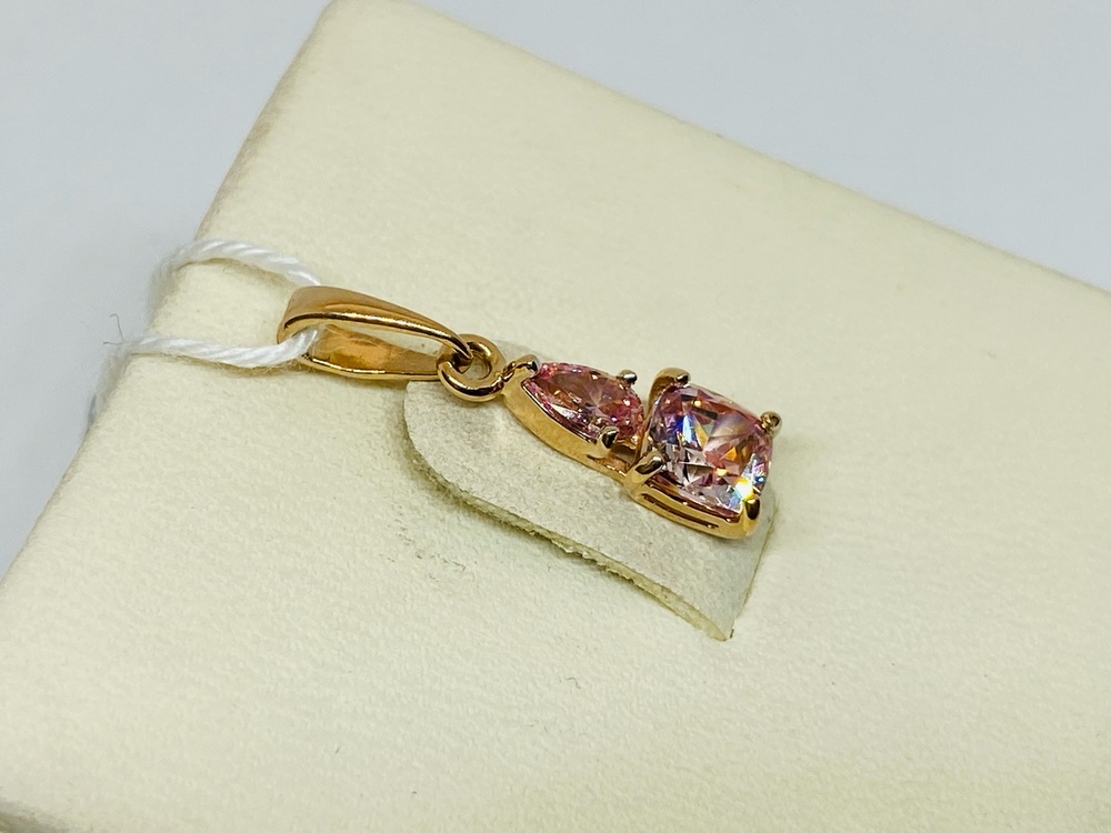 ПОДВЕСКА С КАМНЯМИ (Au 585)