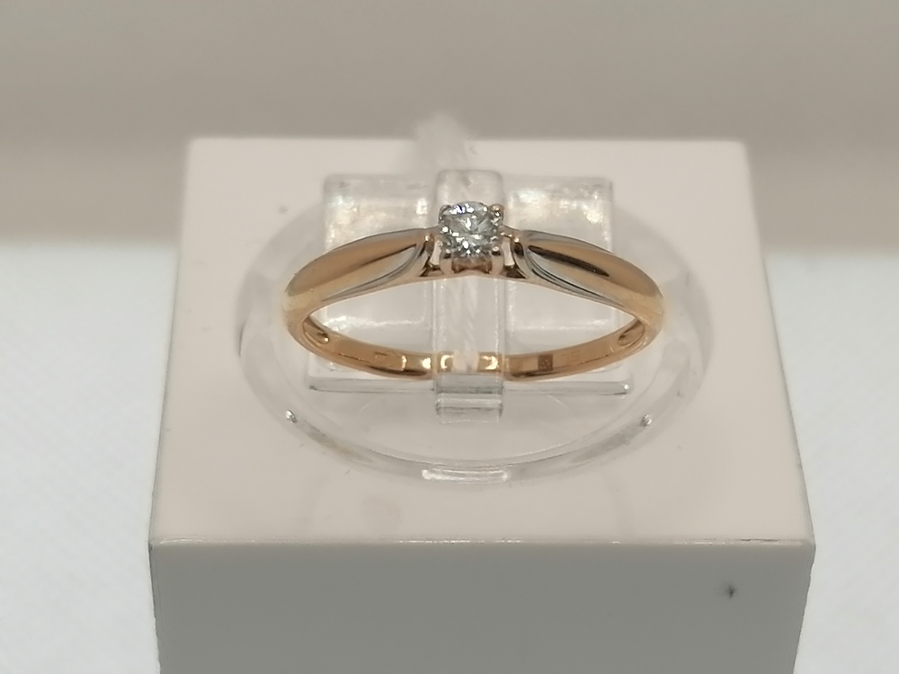 КОЛЬЦО БРИЛЛИАНТ Au 585