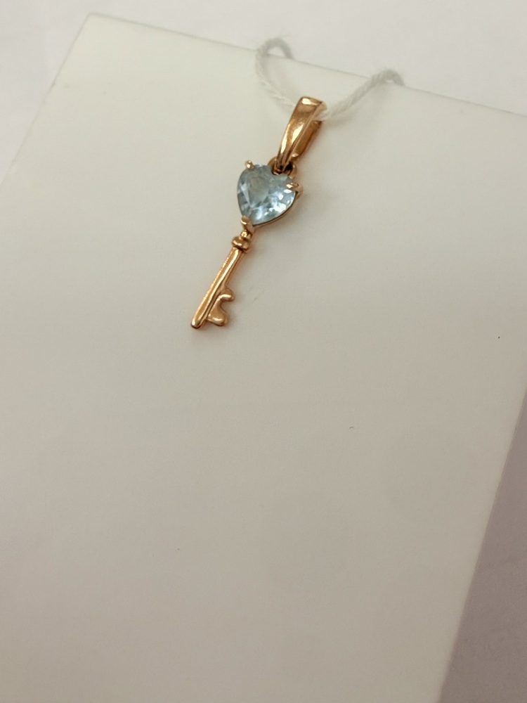 ПОДКМ585 ПОДВЕСКА С КАМНЕМ (Au 585)