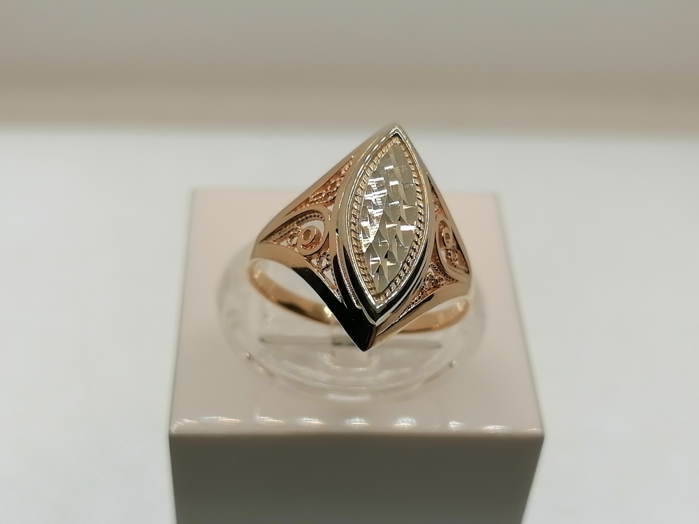 К-346_au КОЛЬЦО БЕЗ КАМНЯ (Au 585)