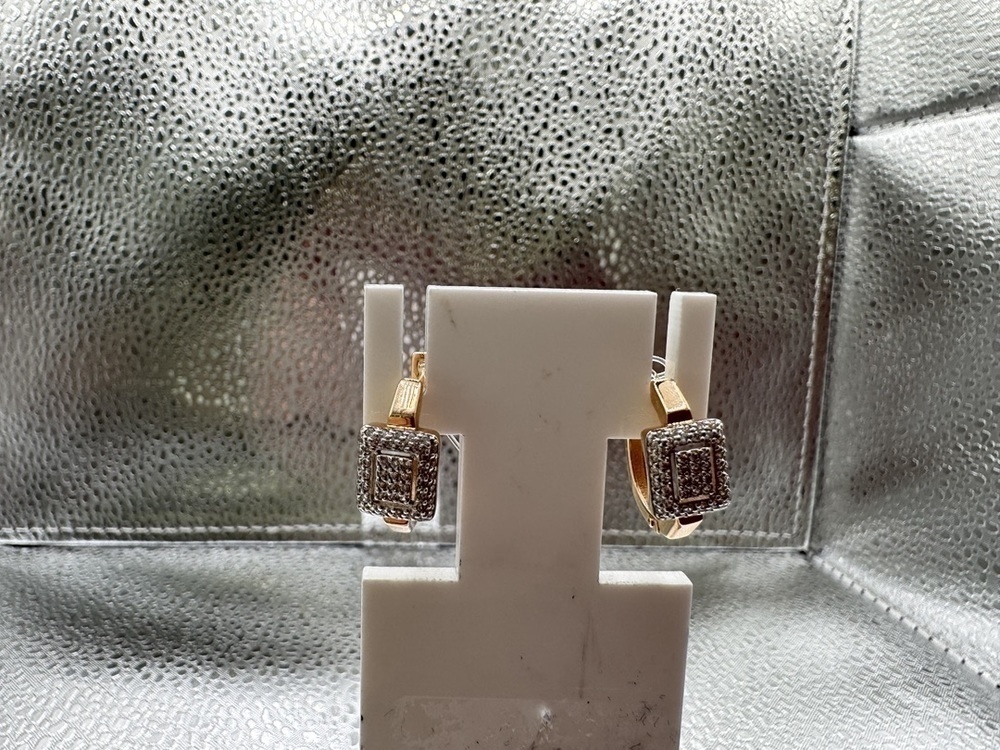 СЕРЬГИ С КАМНЯМИ (Au 585)