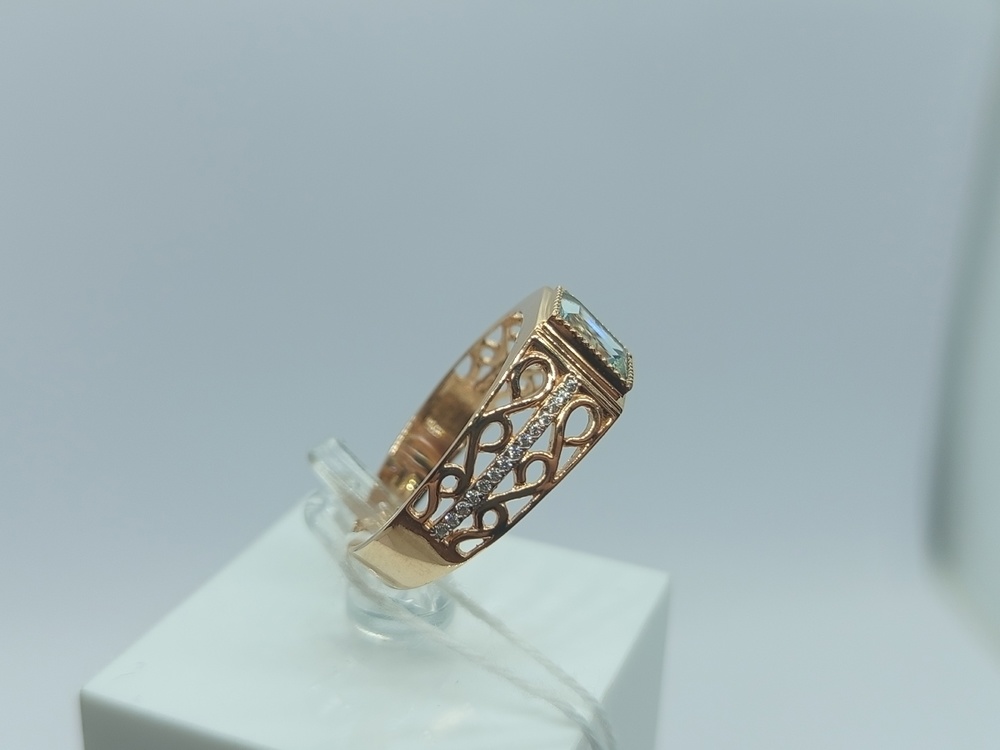 ПЕЧКМИ585 ПЕЧАТКА С КАМНЯМИ (Au 585)