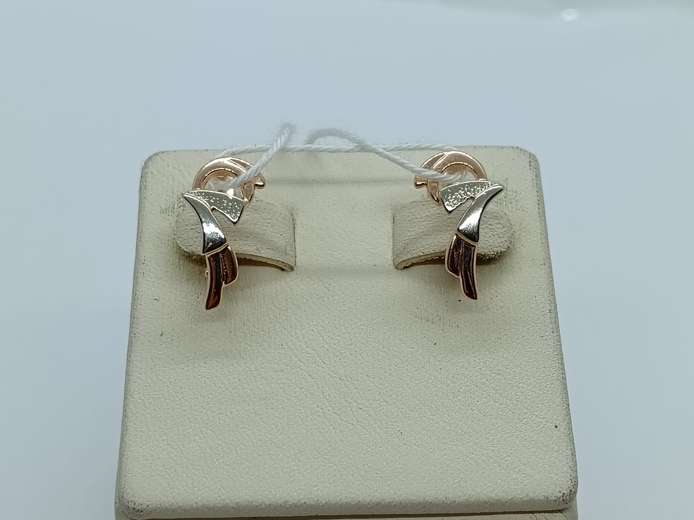 СЕРЬГИ БЕЗ КАМНЯ (Au 585)