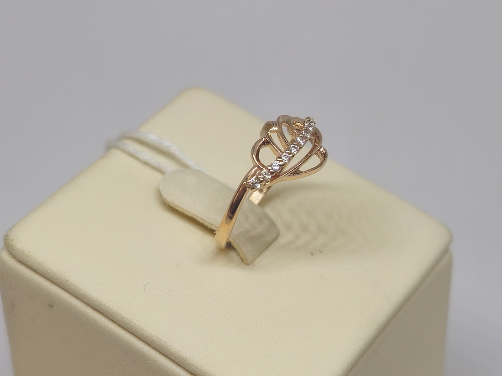 КОЛКМИ585 КОЛЬЦО С КАМНЯМИ (Au 585)