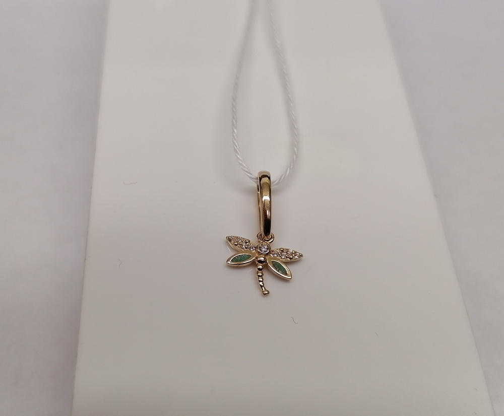 ПОДВЕСКА С КАМНЯМИ (Au 585)