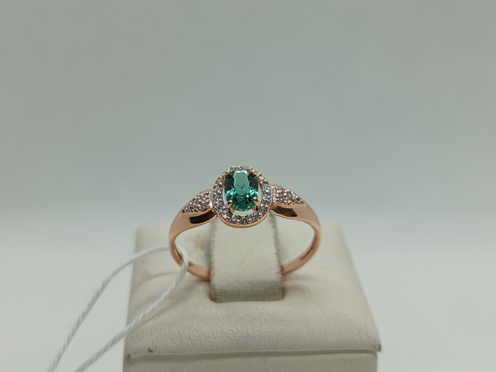 КОЛКМИ585 КОЛЬЦО С КАМНЯМИ (Au 585)