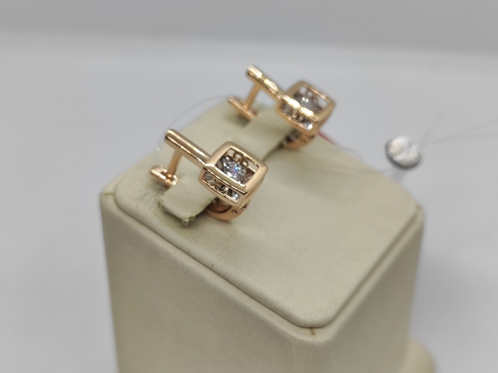 СЕРЬГИ БРИЛЛИАНТ (Au 585)