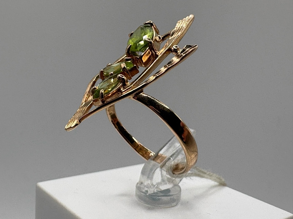 КОЛКМИ585 КОЛЬЦО С КАМНЯМИ (Au 585)