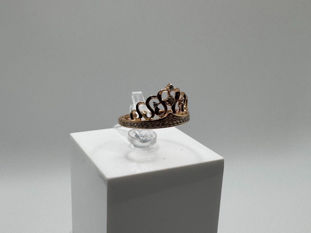 КОЛКМИ585 КОЛЬЦО С КАМНЯМИ (Au 585)