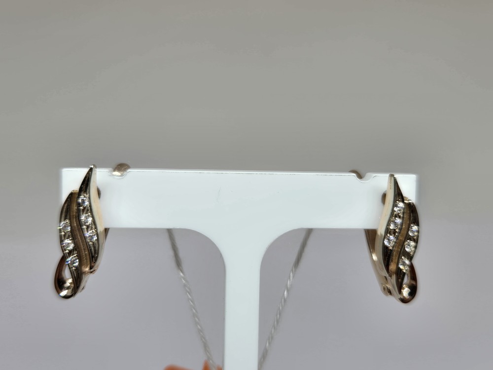 СЕРЬГИ С КАМНЯМИ (Au 585)