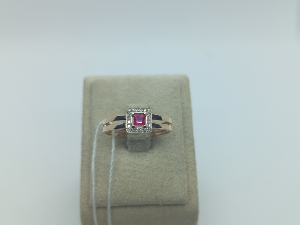 КОЛЬЦО БРИЛЛИАНТ Au 585