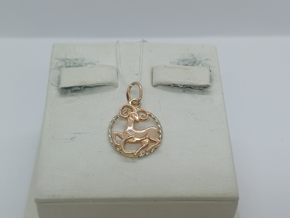 ПОДВЕСКА ЗНАК ЗОДИАКА КОЗЕРОГ Au 585