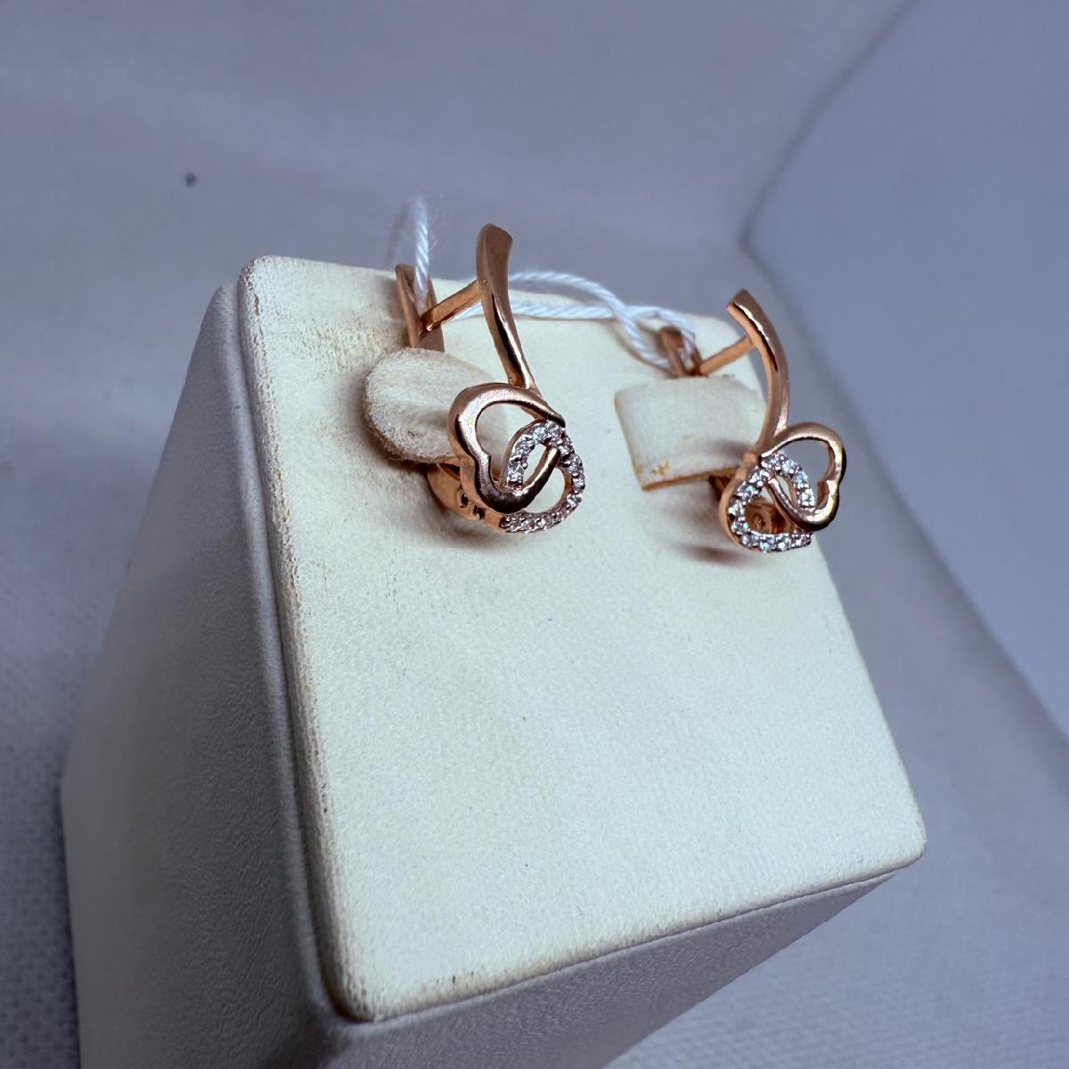 СЕРЬГИ С КАМНЯМИ (Au 585)