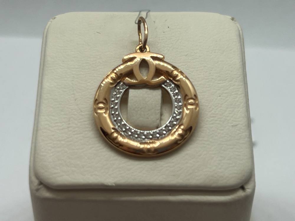 П13215756 ПОДВЕСКА С КАМНЯМИ (Au 585)