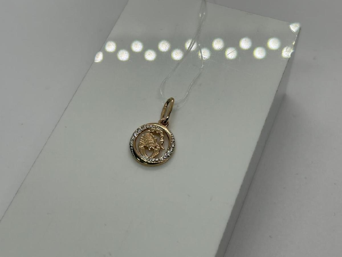 ПОДВЕСКА ЗНАК ЗОДИАКА КОЗЕРОГ (Au 585)