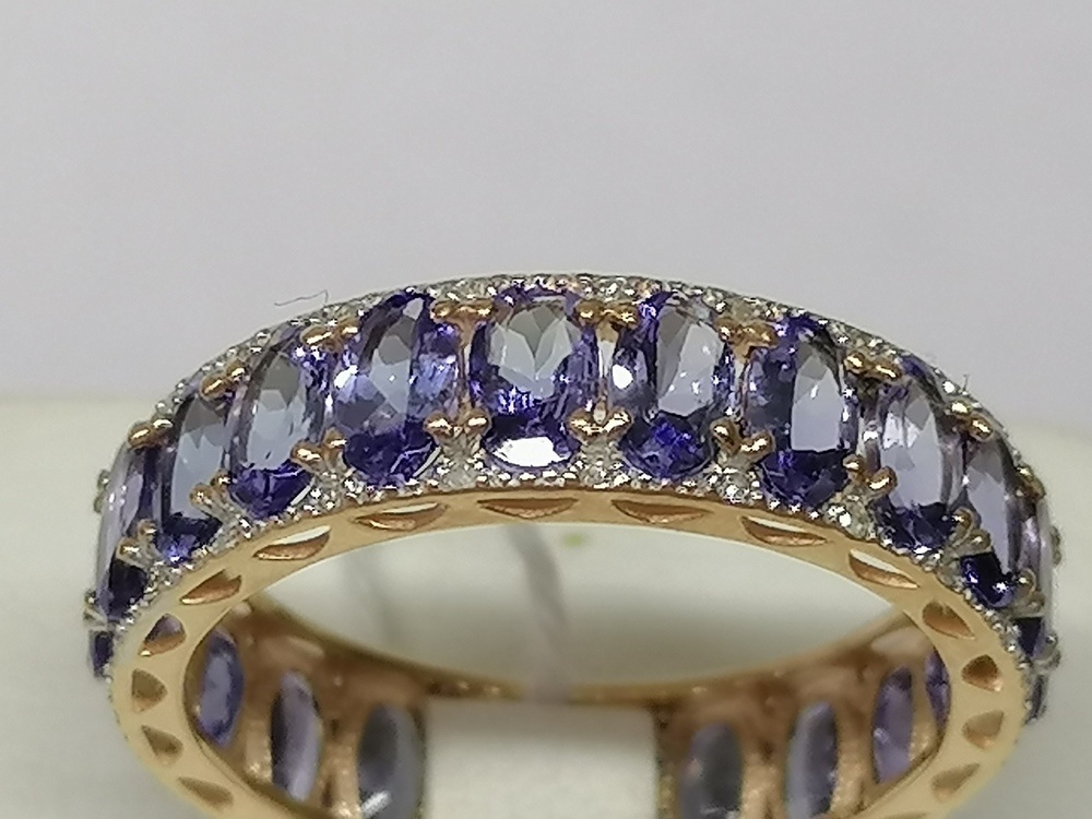 КОЛКМИ585 КОЛЬЦО С КАМНЯМИ (Au 585)