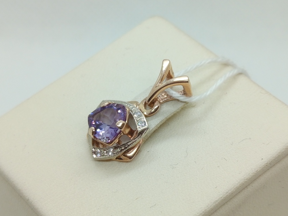 ПОДВЕСКА С КАМНЯМИ (Au 585)