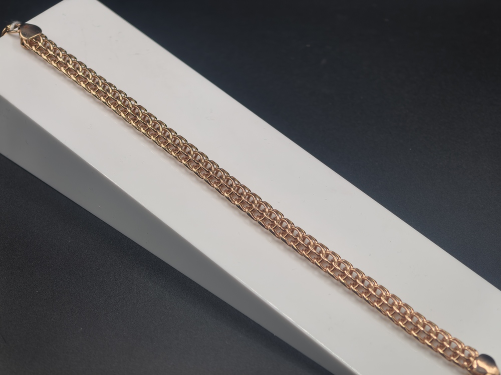 БРАСЛЕТ ПОЛНОВЕСНЫЙ Итальянка Au 585