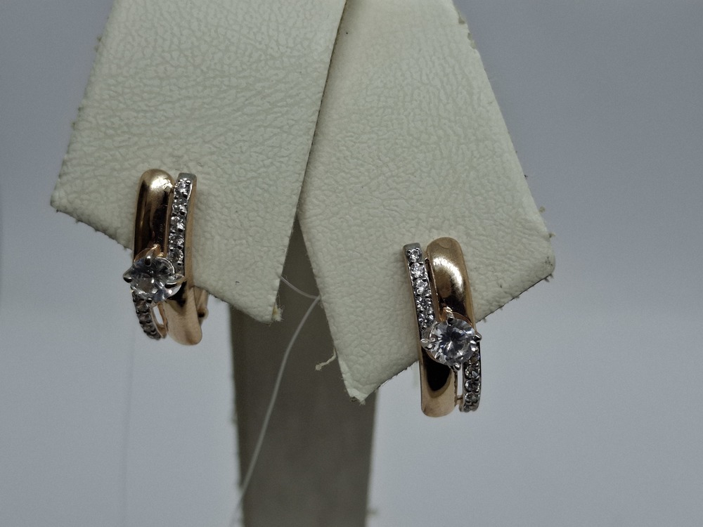 СЕРЬГИ С КАМНЯМИ (Au 585)