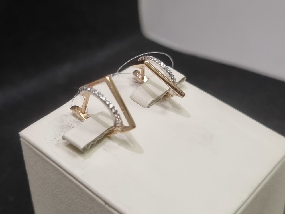 СЕРЬГИ С КАМНЯМИ (Au 585)