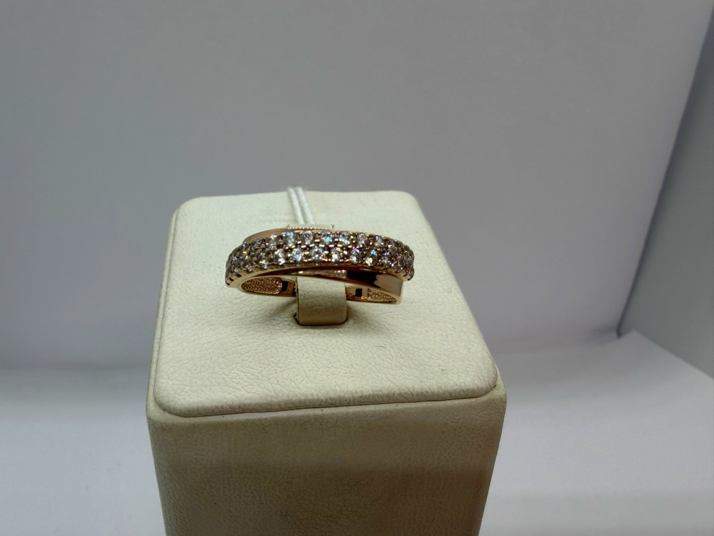 КОЛКМИ585 КОЛЬЦО С КАМНЯМИ (Au 585)