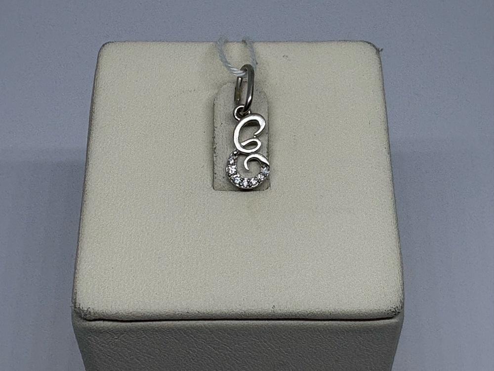 ПОДВЕСКА БУКВА Е Au 585