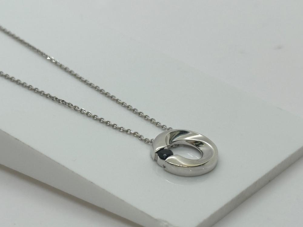 КОЛЬЕ С КАМНЕМ Au 585