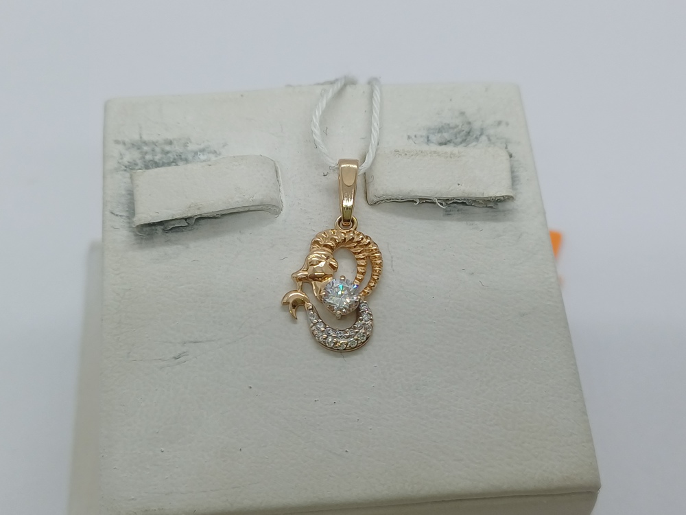 ПОДВЕСКА С КАМНЯМИ (Au 585)