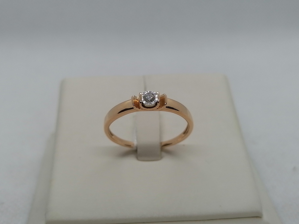 КОЛЬЦО БРИЛЛИАНТ Au 585