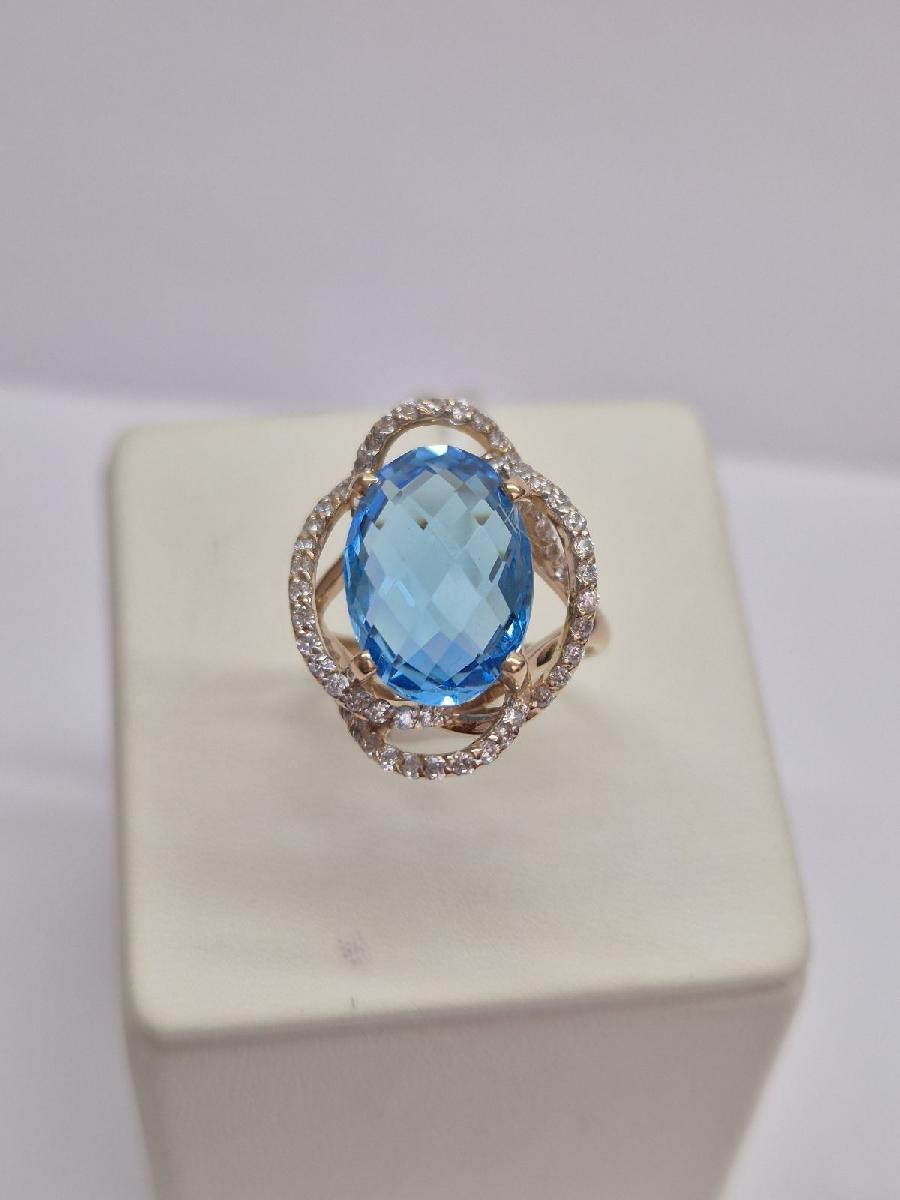 КОЛКМИ585 КОЛЬЦО С КАМНЯМИ (Au 585)