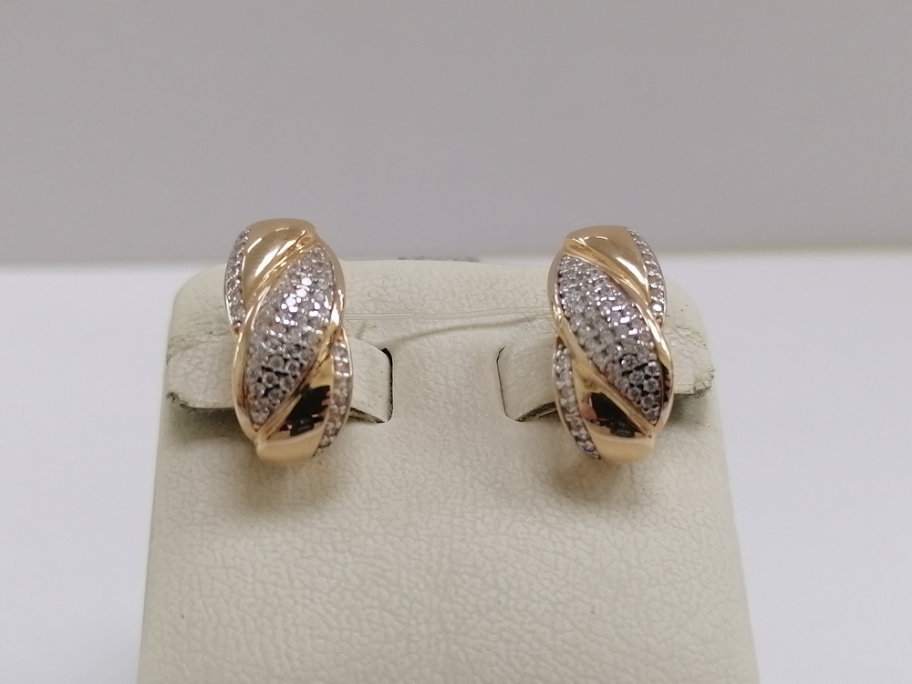 04-52-0823-01 СЕРЬГИ С КАМНЯМИ (Au 585)