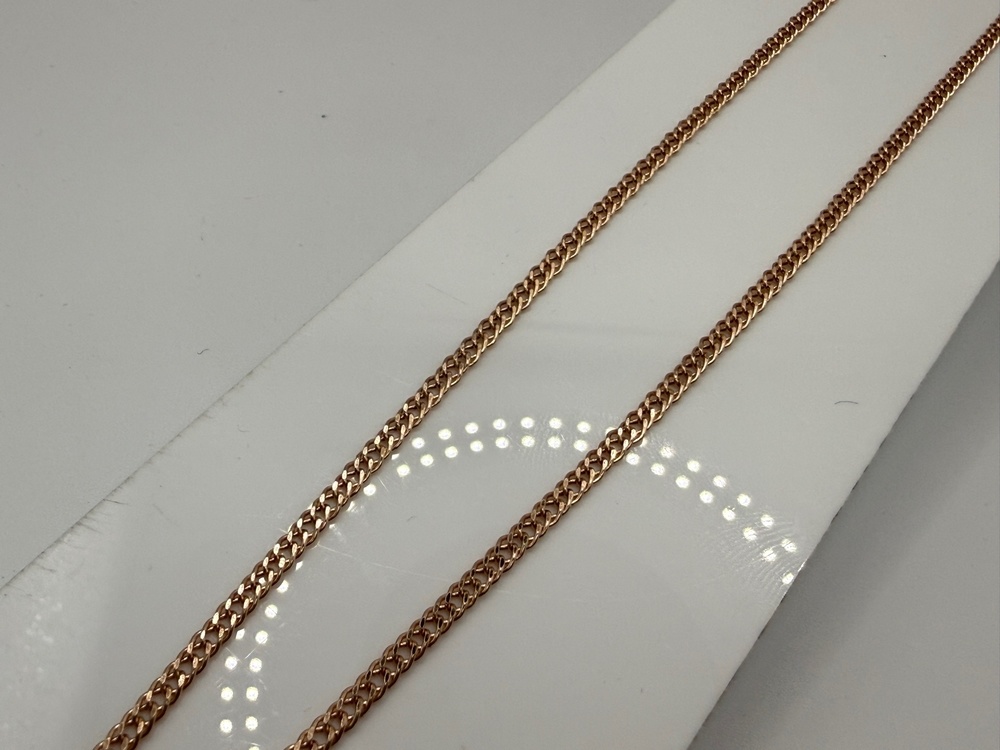 ЦЕПЬ ПУСТОТЕЛАЯ Ромб двойной (Au 585)