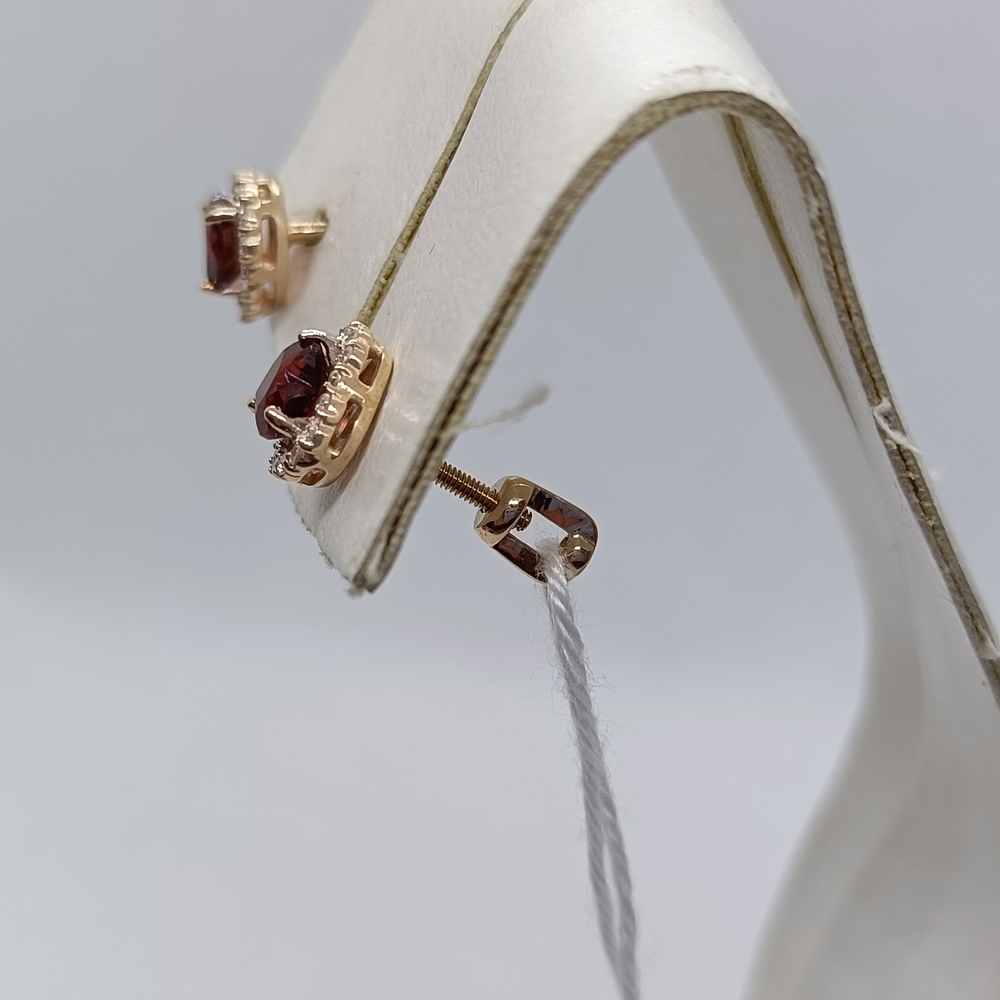 СПУС585 СЕРЬГИ ПУСЕТЫ (Au 585)