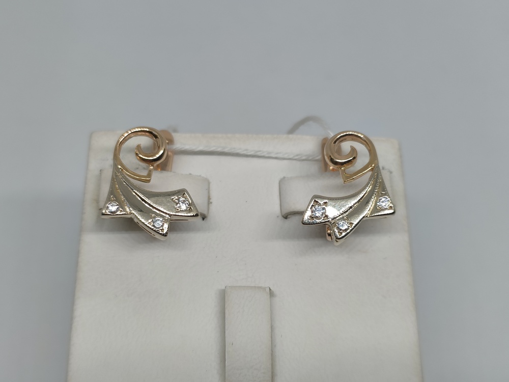 СЕРЬГИ С КАМНЯМИ (Au 585)