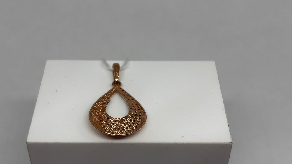 ПОДКМИ585 ПОДВЕСКА С КАМНЯМИ (Au 585)