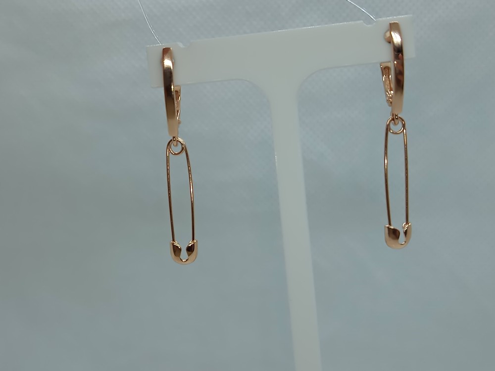 СЕРЬГИ БЕЗ КАМНЯ (Au 585)