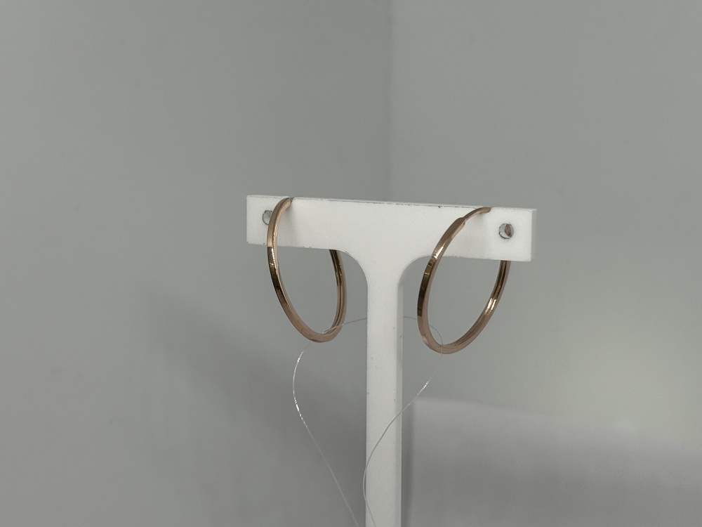 03-207337 СЕРЬГИ КОНГО без камня (Au 585)