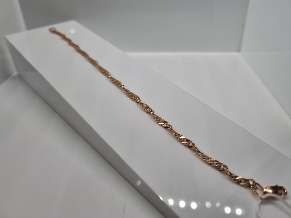 БРАСЛЕТ ПОЛНОВЕСНЫЙ Сингапур Au 585