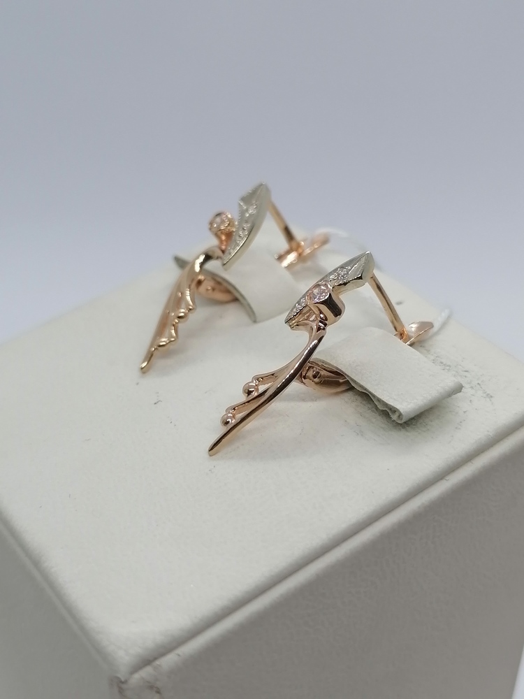 СЕРЬГИ С КАМНЯМИ (Au 585)