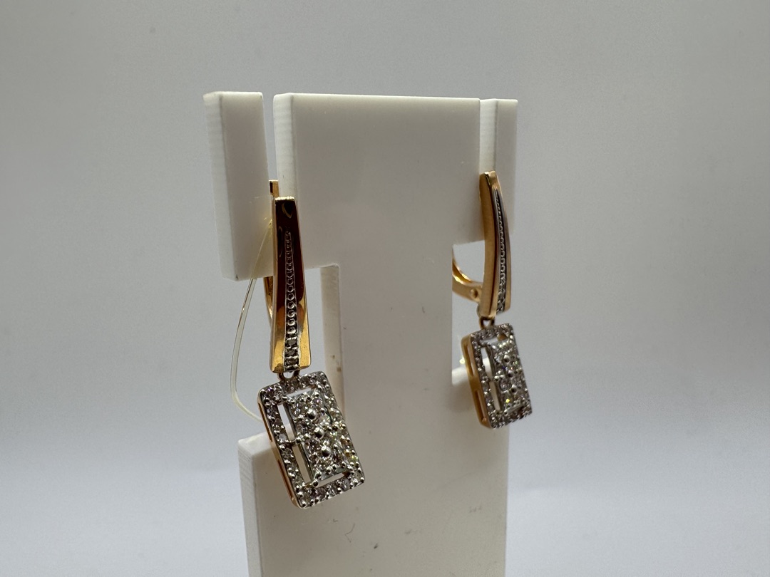 СЕРЬГИ БРИЛЛИАНТ (Au 585)