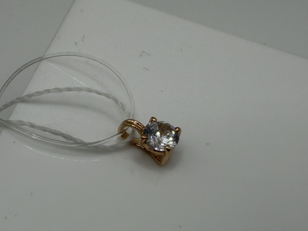 ПОДКМ585 ПОДВЕСКА С КАМНЕМ (Au 585)