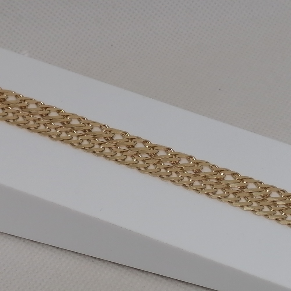 ЦЕПЬ ПОЛНОВЕСНАЯ Ромб двойной (Au 585)