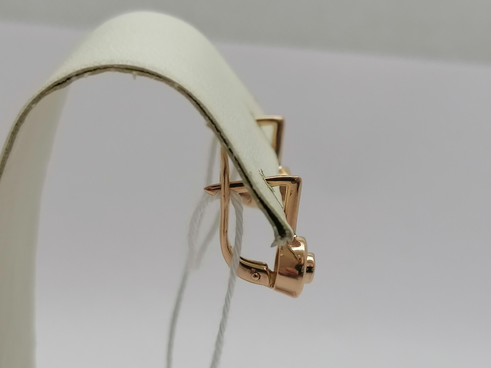 СЕРЬГИ С КАМНЕМ (Au 585)