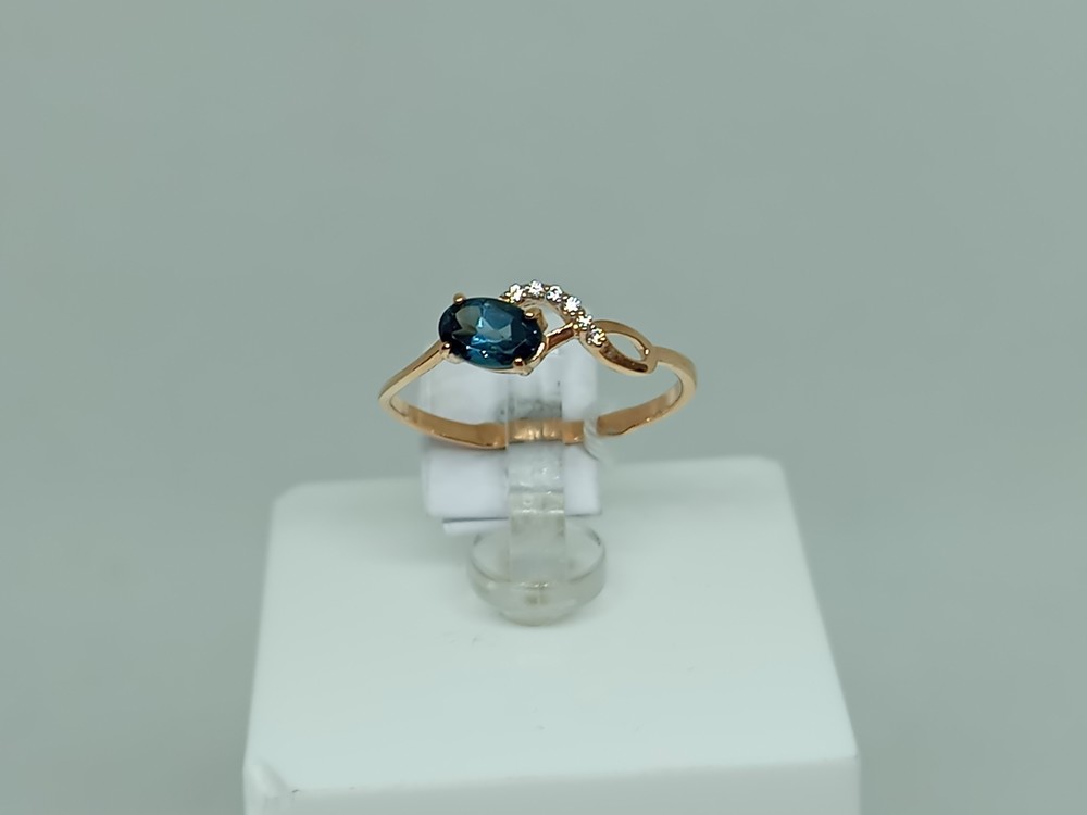 КОЛКМИ585 КОЛЬЦО С КАМНЯМИ (Au 585)