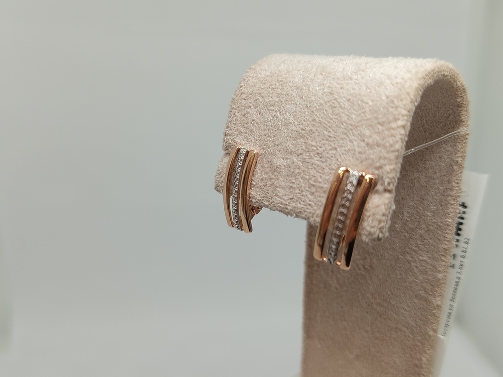 СЕРЬГИ БЕЗ КАМНЯ (Au 585)