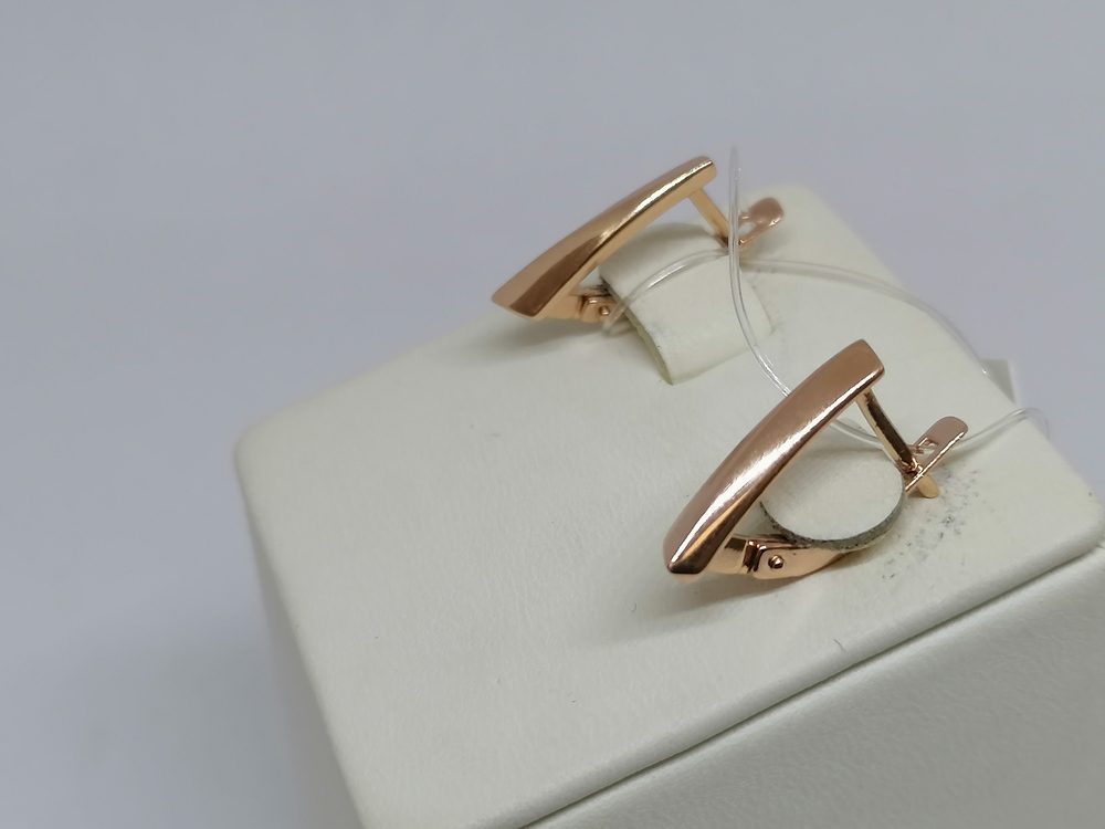 СЕРЬГИ БЕЗ КАМНЯ (Au 585)