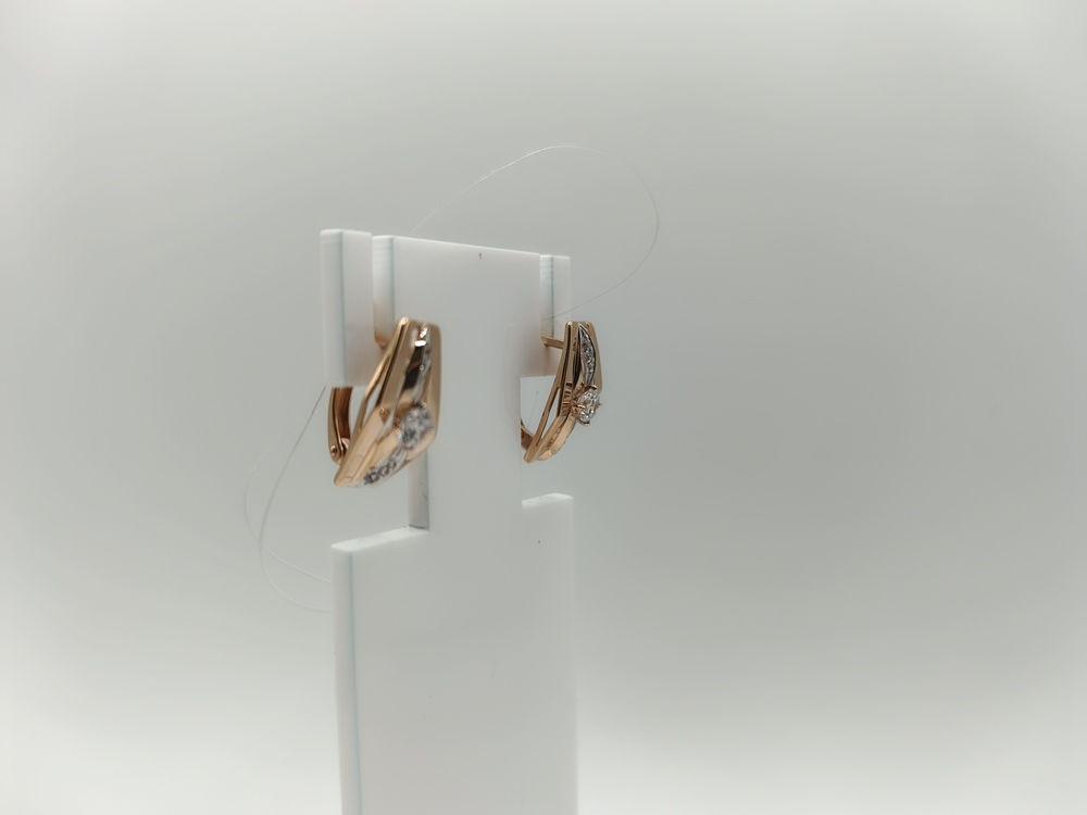 СЕРЬГИ С КАМНЯМИ (Au 585)